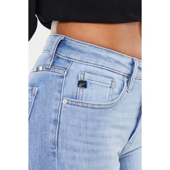 Kan Can High Rise Crop Bootcut Denim Jeans Pants - KC9354M - Size 11/29 - Picture 9 of 10